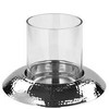 Fink NAPA, Windlicht, vernickelt, silberfarben, L. 27 cm, B. 27 cm, H. 6 cm [SP]