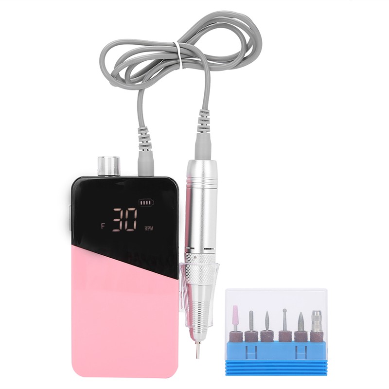 Electric Nail Drill Files Portable Nail Polisher Grinding Machine Manicure