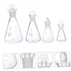 Hohopeti 4pcs Iodine Flask Lab Experiment Beaker Lab Volumetric Flasks