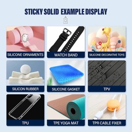Super Glue for Silicone, Instantly Strong Adhesive for Silicone Rubber, TPU, TPR, TPE, Doll, Silicone Accessories, Kitchen Gadgets, Wearable Tech, Phone Case
