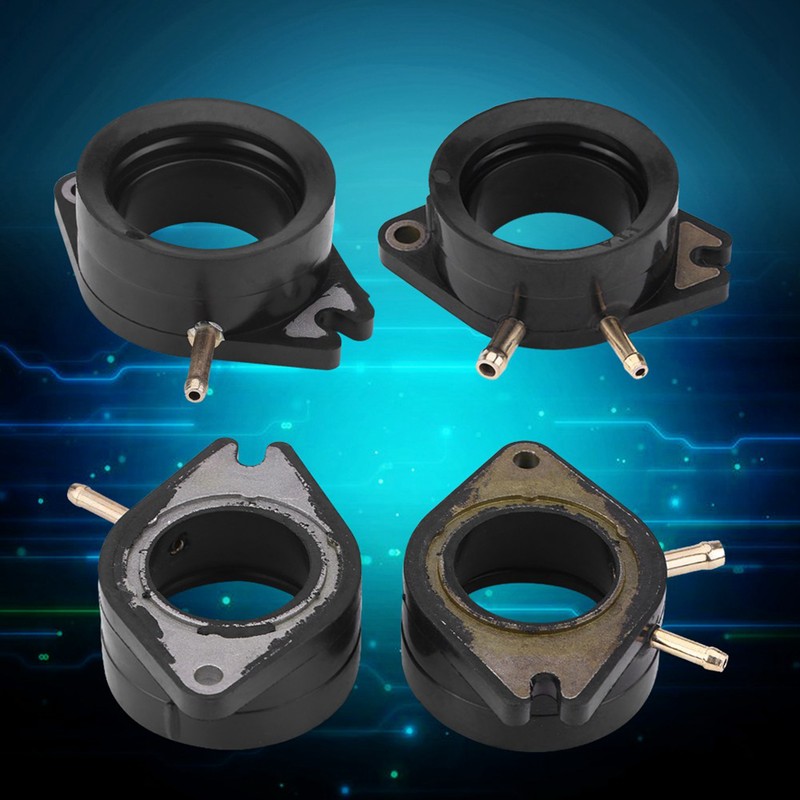 2x Carburetor Carb Intake Manifold Boots Joint for 81‑86 XV750