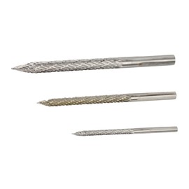 Vaguelly Tire Repair Burr Drill Bit 3 Sizes (3mm 4.5mm 6.5mm) Metal Replacement Tool