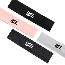 Motivation Empire Sports Headband, Unisex Athletic Sweatband for Exercise, Yoga, Tennis, Weight Lifting (Black)