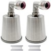 HEN-NICE 2 PCS 304 Steel Water Float Valve, Water Level