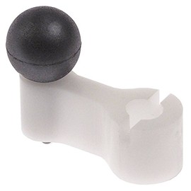 Fimar Dough Rolling Aid for FI42, FIP42, FI32, Transparent White/Black, Plastic, 18.5 mm Height, 32 mm Hole Spacing, 10 mm Hole Diameter