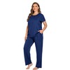 SWOMOG Women 3Pcs Maternity Pajama Set Nursing Pjs Pregnancy Set