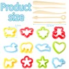 23 Piece Setplaydough Accessories, Play Dough Tools Smart Clay Dough
