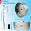 6-5/16" Concrete Hole Saw, 160mm Tungsten Steel Core Bit for