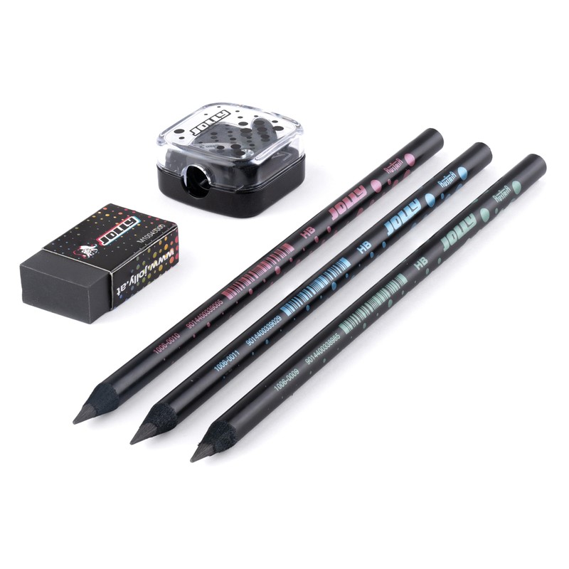 JOLLY Next Generation Graphite Set of 3 Graphite Pencils HB