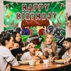 Football Happy Birthday Backdrop Banner