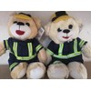 ESouvenirs Plush Fireman Bear Approx. 27 cm with Fire Brigade