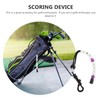 BESPORTBLE Golfing Score Counter Beaded 2pcs Golf Stroke Counter Portable
