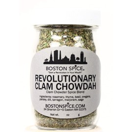Boston Spice Revolutionary Clam Chowdah The BEST Gourmet Seasoning Blend To Make Your Own New England Style Clam Chowder Soup in about 30 minutes 1/2 Cup Spice 1oz/29g