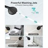 Black Filtered Shower Head Handheld, 3 Filters Hard Water Softener