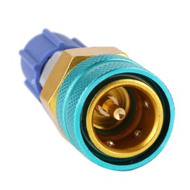 R1234YF to R134A Low Side Quick Coupler R12 to R134A Hose Adapter Fitting Connector for Car Air-Conditioning Charging + r134a