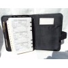 Scully Leather 1803-02 Black Leather 6-Ring Planner