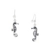 Jewelry Trends Sterling Silver Celtic Knot Seahorse Dangle Earrings