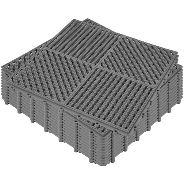 ToLanbbt Modular Interlocking Cushion 12P 11.8" x 11.8" Interlocking Rubber