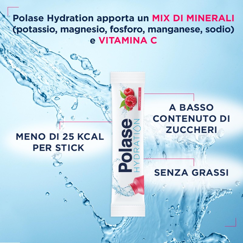 Polase Hydration, Integratore Alimentare Sali Minerali con Magnesio e Potassio