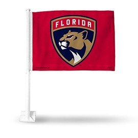 Rico Industries Car Flag with included Pole, Florida Panthers