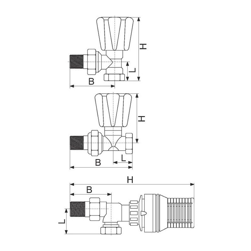 Thermostatic Radiator Valve M 1/2 - RBM