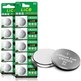 LiCB LiCB CR2025 3V Lithium Battery(10-Pack)