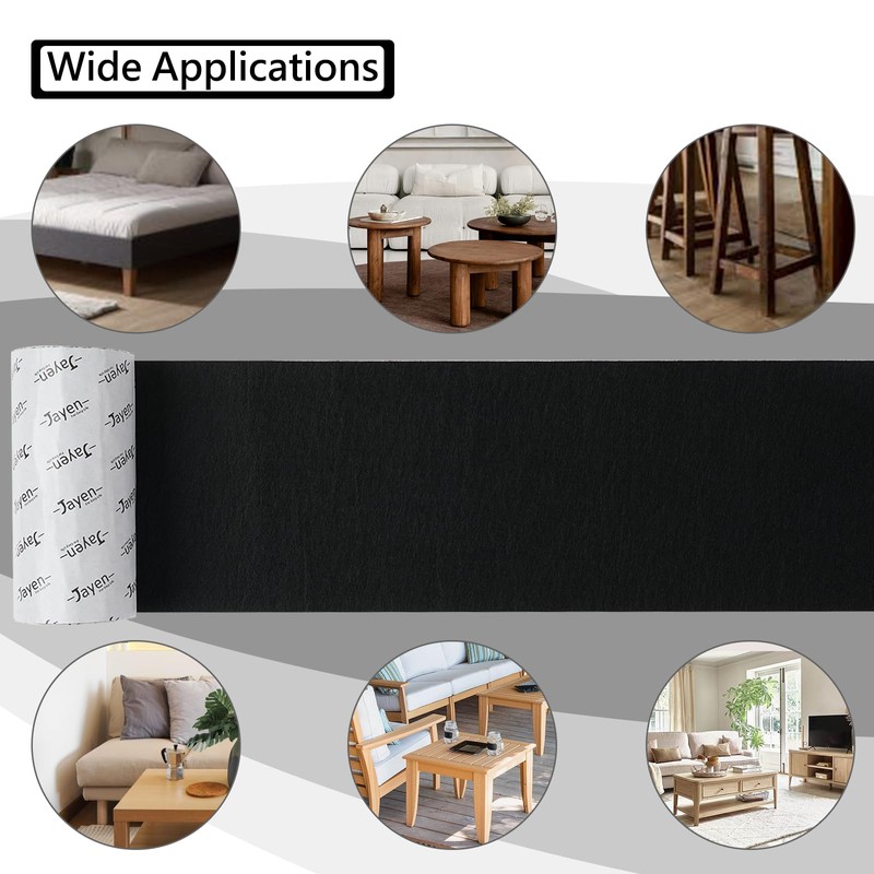 Felt Furniture Pads - 5x40 inch Self Adhesive Felt Pads