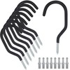 KURUI Heavy Duty Screw Hooks for Hanging Plants, Outdoor String