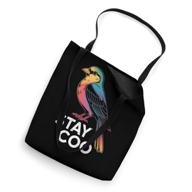 Funny Stay Coo Pigeon Sunglasses Sarcastic Women Men Gag Tote Bag
