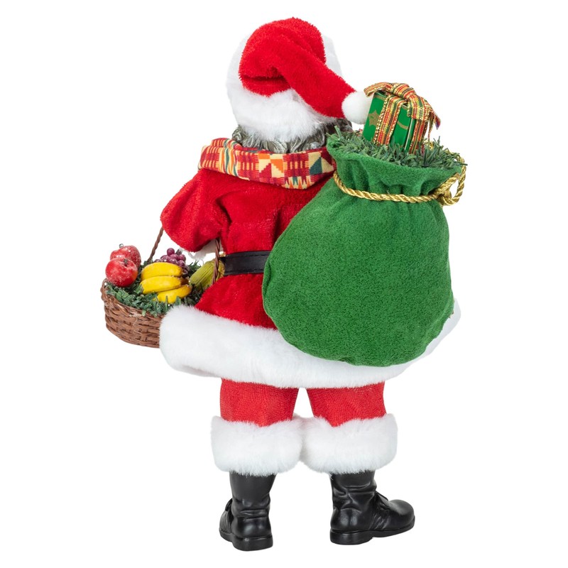 Kurt S. Adler 12-Inch Fabriché Kwanzaa Santa