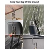 sayram ST6 Titanium Purse Hook for Table, Carabiner Hook for