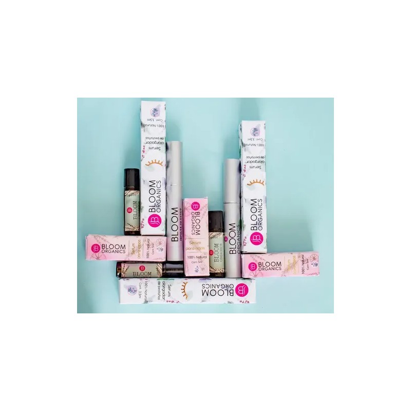 Serum Para Crecimiento De Pestañas Y Cejas Bloom Organics