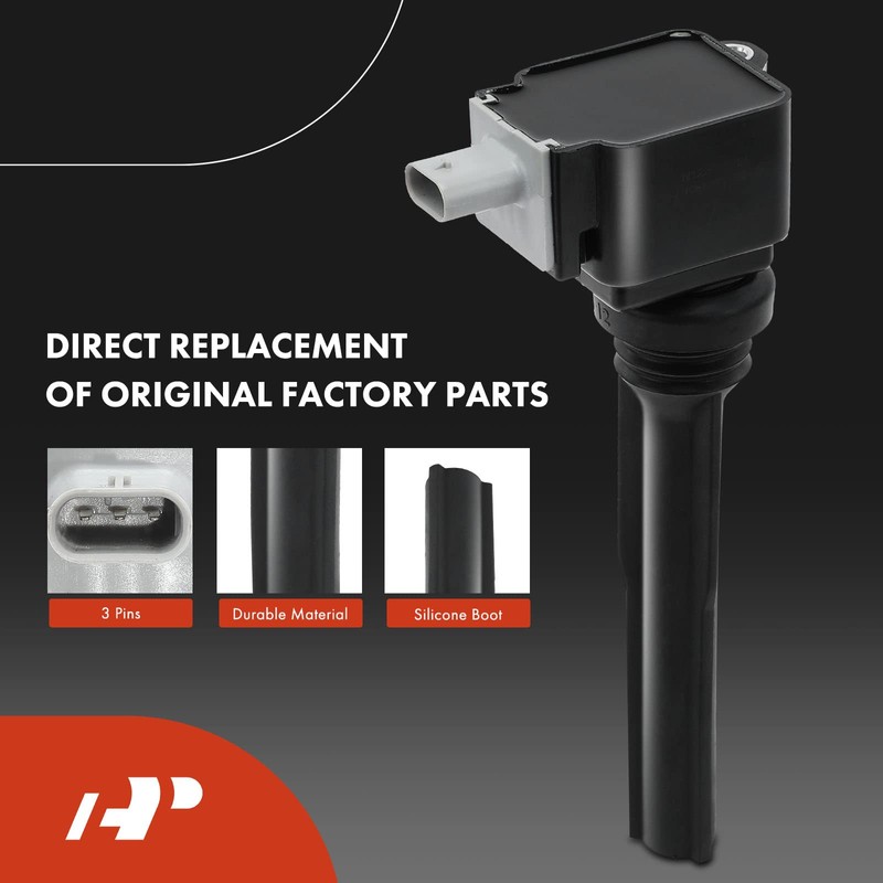 A-Premium Set of 6 Ignition Coil Pack and Iridium Spark