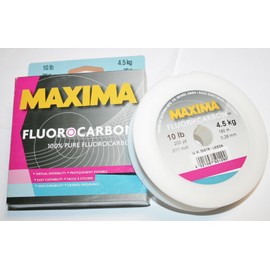Maxima 1 Shot FLUOROCARBON 4LB One, Clear, 25m