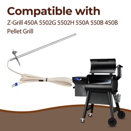 ZG-RTD-1 AS-TR145 Temperature Probe Sensor Compatible with Z-Grill 450A 5502G 5502H 550A 550B 450B Pellet Grill