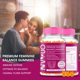 Llvyuo Gomitas Probióticas Femeninas 60 Unidades Vitamina C