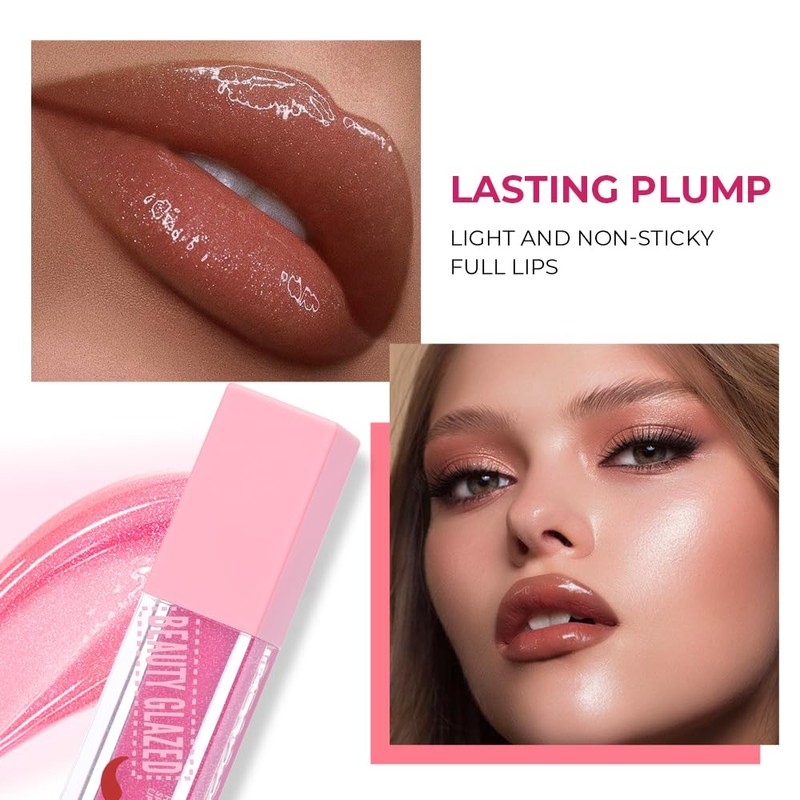 Spicy Rich Lip Gloss, Moisturising & Nourishing Liquid Lipstick (Colour,