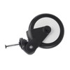 Universal Pushchair Wheels Replacement, 13 cm Wheel Diameter Rubber Wheels