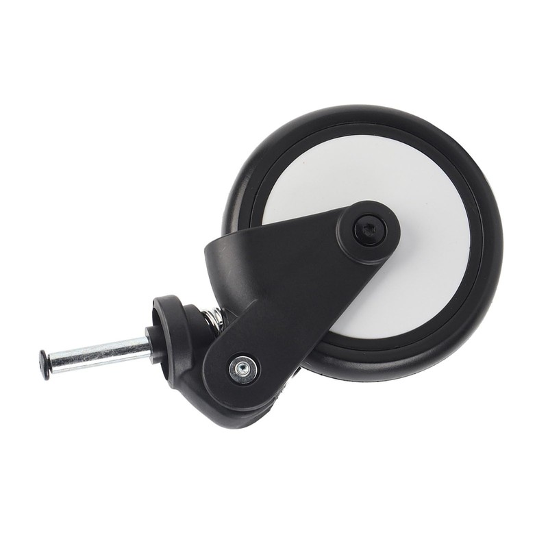 Universal Pushchair Wheels Replacement, 13 cm Wheel Diameter Rubber Wheels