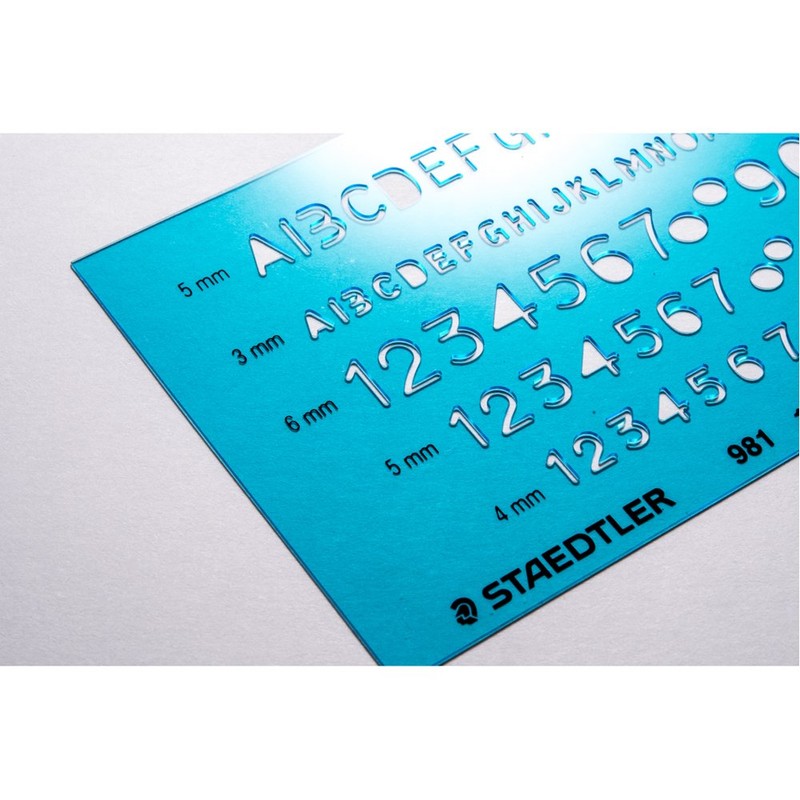 Alphanumeric ruler (japan import)