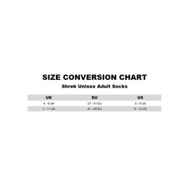 Shrek Donkey Unisex Knee Socks, Multicoloured, Set of 3 | Funny Movie Character Socks | Graphic Design for Everyday Merch, Multi-Coloured