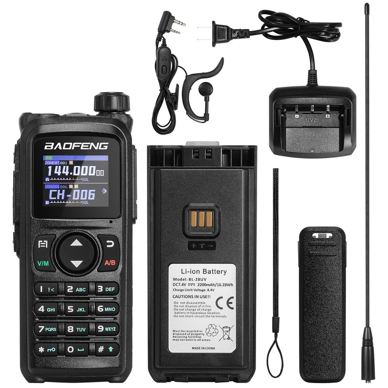 BAOFENG UV-28 PLUS Ham Radio Handheld with GPS & APP