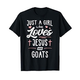 Just A Girl Who Loves Jesus And Goats Women T-Shirt