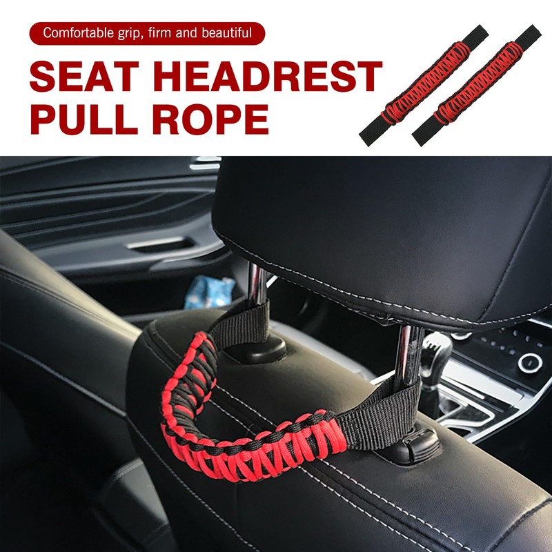 Anyhut 2 PCS Car Headrest Handles Grab Strap, Heavy Duty