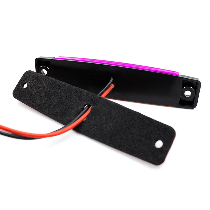 KEING Purple 3.8" 6 LED Trailer Marker Lights Sealed, LED