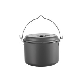Camping Moon MC220 Aluminum Hanging Pot, Small, Aluminum Pot, 6.9 gal (2.6 L)