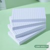 ELAKIRI 1200 Index Cards A8 Lined, 150 g/m² Thickened Paper