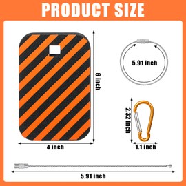 Wenqik 6 Pack Mini Kneeling Pads with Carabiner 4 x6 x1 Thick Kneeler for Gardening, Heavy Duty Portable Knee Pad for Auto Repair, Fitness, Outdoor Work