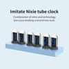 TPHRAVAL Nixie Clock IPS Clock, Display time/Set Alarm, Upload Pictures,