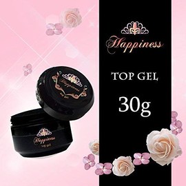 Gel Nail "Outstanding Gloss Topcoat!" Happiness Soak Off Semi Hard Top Gel 1.1 oz (30 g)